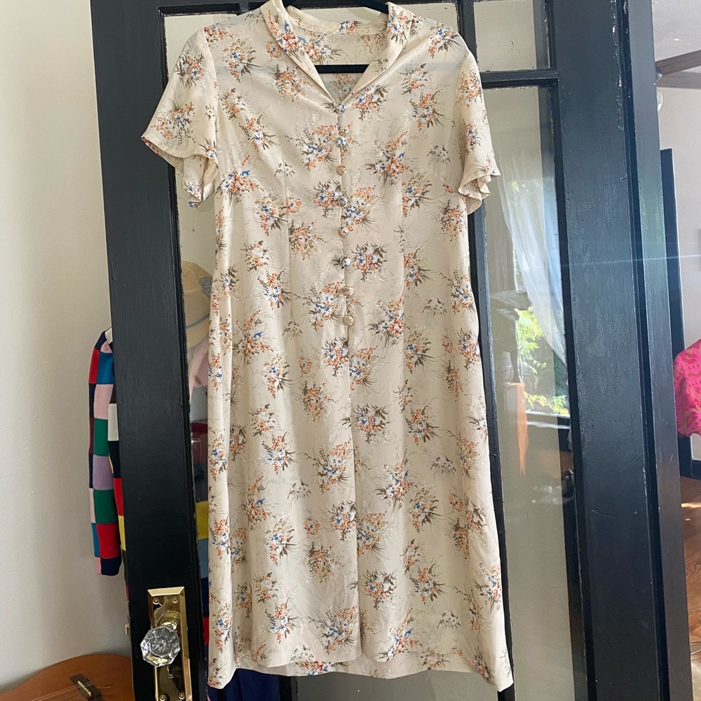 Vintage Floral Dress